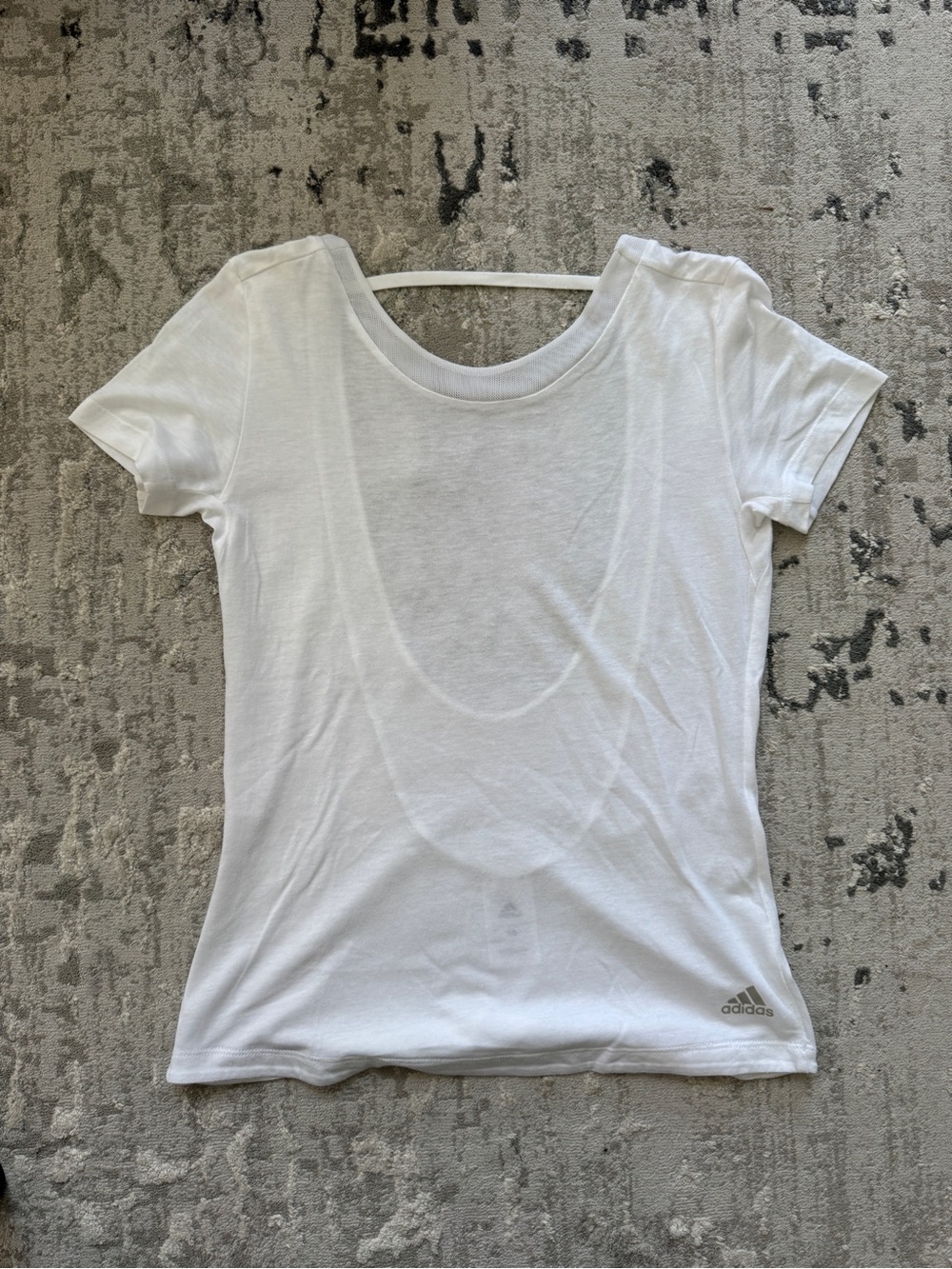 Adidas Women's White Athletic T-Shirt XS